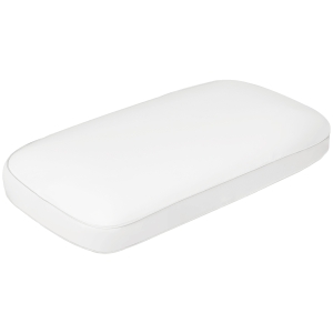 HOMCOM Almohada Viscoelástica 81x40 cm de Espuma Viscoelástica con Diseño Ergonómico para Dormir de Lado y Boca Arriba Crema