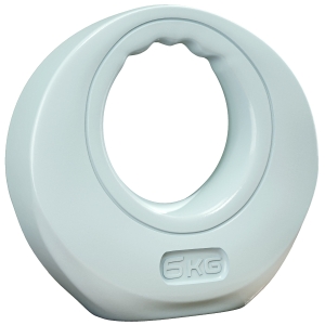 SPORTNOW 6kg Kettlebell, Kettle Bell with Wide Handle for Home Gym, Weight Lifting, Strength Training, Light Grey