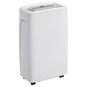 HOMCOM Deshumidificador Eléctrico 12L/Días Silencioso con 4 Modos 2 Velocidades 29x18x49 cm Blanco
