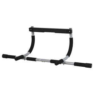 HOMCOM Pull up Bar Doorway, Door Frame Chin up Bar Push up Bar for Home Gym Upper Body Workout, No Drilling or Screws, Grey
