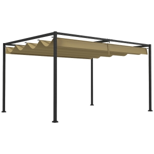 Pergola 4x3m, Stalowa konstrukcja, Ochrona przed słońcem
