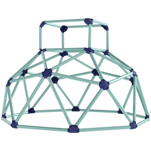 AIYAPLAY Cúpula de escalada Ø182,5cm resistente aos UV, à prova de água cúpula de escalada para crianças até 90 kg, para 3-8 anos plástico Azul
