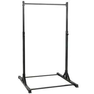 SPORTNOW Estación de musculación y barra de dominadas power tower 200 kg con 8 niveles de altura negro