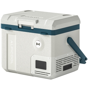 Outsunny Réfrigérateur 19L pour Voiture avec Compresseur, Contrôle via App - Idéal pour le Camping.