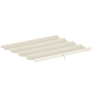 Outsunny Toile de toit de rechange pour pergola toile de remplacement protection solaire Anti-UV 30+ pour pergola de 3 x 2 m