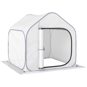 Outsunny 150 x 148cm Pop-Up Greenhouse - White