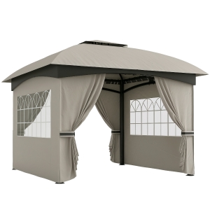 Pawilon ogrodowy 3,4x3,4m, wodoodporny, 4 ścianki