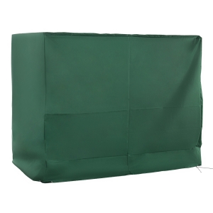 Outsunny Funda Balancín Jardín Cubierta de Columpio con Cordones Ajustables Impermeable Anti-UV 240x133x185 cm Verde