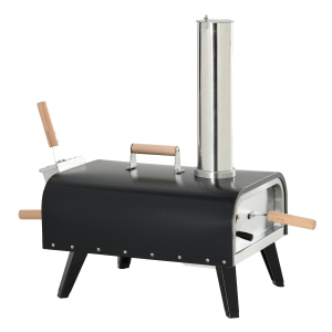 Outsunny Cuptor de Pizza in Aer Liber cu Piatra de 12"