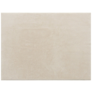 HOMCOM Alfombra Salón 160x230 cm Lavable en Lavadora Pelo Largo Estilo Moderno Tapete para Sala de Estar Dormitorio Crema