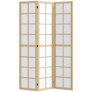 HOMCOM Opvouwbare Roomdivider, Vrijstaande Privacy Scheiding voor Woonkamer, Slaapkamer, Kantoor, 120 x 170 cm
