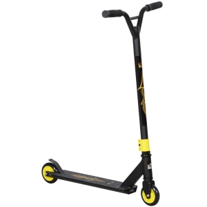 HOMCOM Pro Stunt-Scooter, Trotinete para truques freestyle, Alumínio, Metal, Couro sintético, para crianças e adultos, Dourado