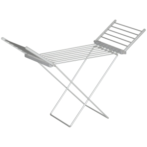 HOMCOM Wäscheständer mit Heizfunktion, 45-55 ℃, zusammenklappbar, 144L x 53B x 96H cm