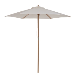 Chapéu de Sol Φ2,5x2,25 m Creme branco