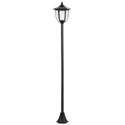 Candeeiro Solar Ø26x177 cm Preto