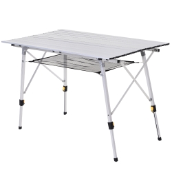 Mesa de piquenique 120x69x78 cm Prata