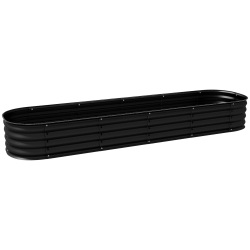 Jardinière 240x62x30cm Negro