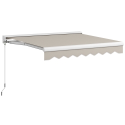 Toldo Retrátil 250x200 cm Creme branco