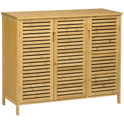 Sapateira 100x35x80 cm Cor de madeira natural