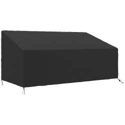 Capa Protetora para Móveis de Jardim 218x111x63-101cm Preto