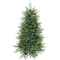 HOMCOM Árbol de Navidad Artificial 180 cm con 1794 Ramas y Soporte Metálico Plegable Fácil Montaje para Salón Interior Verde