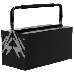 Caixa de Ferramentas 45x20x34,5 cm Preto