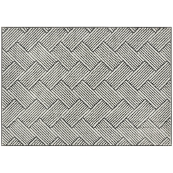 HOMCOM Tapete sala 200x140cm pelos curtos lavável hipoalergénico