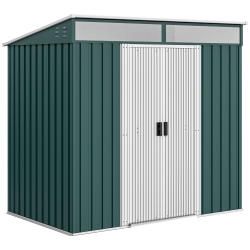Abrigo de Jardim 195x122x181,5 cm Verde