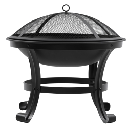 Brasero Exterior 55x55x50 cm Negro