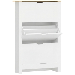 Sapateira Branca 72x26x112 cm Branco