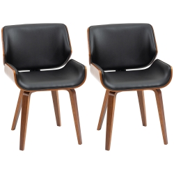 Silla de comedor 53x54x81cm Marrón