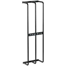Toallero de Baño 21x12x74 cm Negro