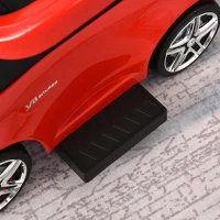 HOMCOM kinderauto kinderwagen voor baby's 12-36 maanden (rood)(m-9)