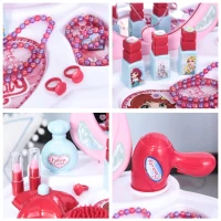 Outsunny Modderkeuken met kraan kinderkeuken met toebehoren 14-delige speelkeuken van hout(m-6)