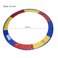 HOMCOM Randafdekking veerafdekking randbescherming voor trampoline 305 cm(m-3)