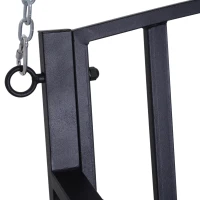 Hangbank hangende schommel tuinschommel Hollywoodschommel met kettingen metaal(m-11)