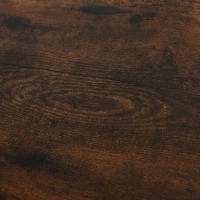 HOMCOM vrijstaande stelling boekenkast plankenstelling 3-laags industriële stijl spaanplaat bruin(m-10)