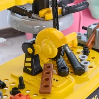 HOMCOM kinderkeuken keukenspeelgoed met toebehoren mistvorming waterstraal verlichting muziek speelkeuken muziekfuncties speelgoedset speelgoedkeuken voor 3-6 jaar MDF natuurlijk hout + wit 54,5 x 29 x 80 cm(m-7)