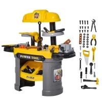 HOMCOM kinderkeuken keukenspeelgoed met toebehoren mistvorming waterstraal verlichting muziek speelkeuken muziekfuncties speelgoedset speelgoedkeuken voor 3-6 jaar MDF natuurlijk hout + wit 54,5 x 29 x 80 cm(m-5)