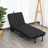 HOMCOM regisseursstoel tuinstoel klapstoel landelijke stoel fauteuil zwart / groen(m-2)