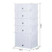 Kantoorkast met 5 schuiflades ladekast MDF vurenhout(m-3)