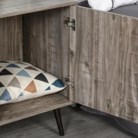 HOMCOM Relaxstoel recliner tv-stoel Zero-Wall kantelbaar 150° linnen touch beige(m-2)