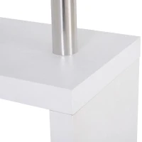 HOMCOM bartafel-plank Combi statafel/bartafel draaibaar wit(m-10)