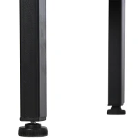 HOMCOM vrijstaande stelling boekenkast plankenstelling 3-laags industriële stijl spaanplaat bruin(m-9)