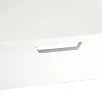 HOMCOM make-uptafel kaptafel toilettafel met inklapbare spiegel(m-2)