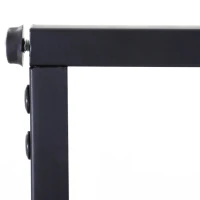 HOMCOM TV lowboard tv-tafel tv-meubel met kast 2 lades houten poten woonkamer wit 120 x 28 x 44 cm(m-9)