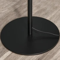 HOMCOM Staande lamp retro industrieel met metalen rooster kooi lampenkap & metalen voet(m-11)