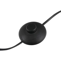 HOMCOM Set van 3 lampen: 2 tafellampen (ø38 x 158 cm) + 1 vloerlamp (ø30 x 62 cm) wit(m-10)