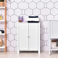 Kleankin Badkamerkast keukenkast woonkamerkast stakast verstelbare planken hout(m-5)