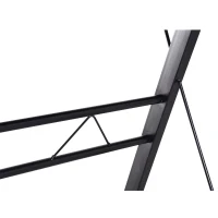 HOMCOM Computertafel bureau werkstation flexibel MDF staal zwart/wit(m-10)